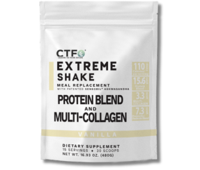 Vanilla XTREME SHAKE w/Sensoril® Ashwagandha PROTEIN & MULTI-COLLAGEN (15 servings, 2 scoops per serving, VAT Included)